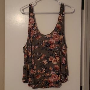 Floral American Eagle XL Tank